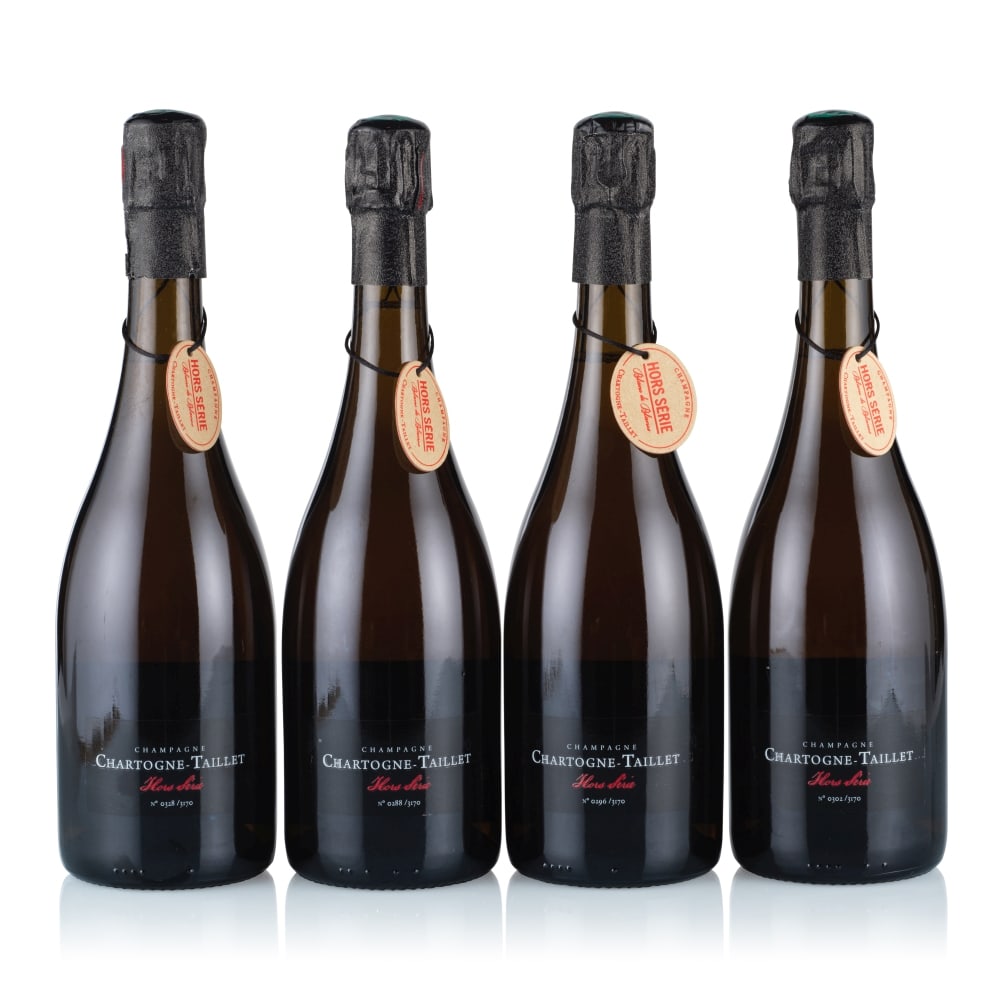 Champagne Chartogne-Taillet, Hors Série, 2015 (4 x 750ml): Champagne Chartogne-Taillet, Hors Série, 2015 (4 x 750ml) Region: Champagne Fill Level: excellent Capsule: ok Cork: ok Label: good appearance Packaging: individual pouches within original carton