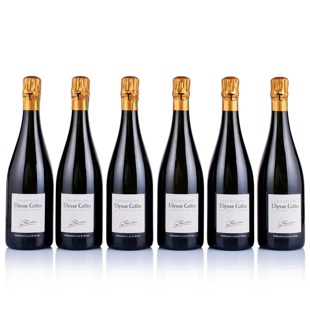 Champagne Ulysse Collin, Les Pierrières (6 x 750ml): Champagne Ulysse Collin, Les Pierrières (6 x 750ml) Region: Champagne Fill Level: excellent Capsule: ok Cork: ok Label: good appearance Packaging: neutral carton Miscellaneous: disgorged March 20