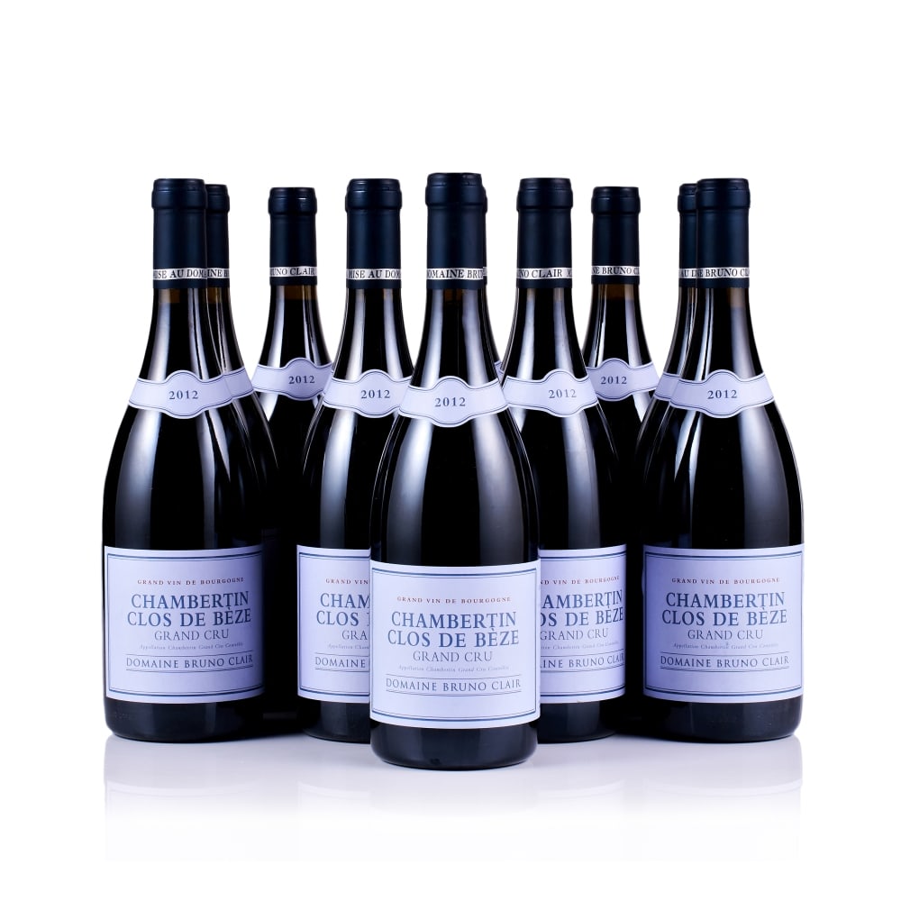 Domaine Bruno Clair, Chambertin Grand Cru, Clos de Bèze, 2012 (12 x 750ml): Domaine Bruno Clair, Chambertin Grand Cru, Clos de Bèze, 2012 (12 x 750ml) Region: Burgundy Fill Level: excellent Capsule: ok Cork: ok Label: excellent appearance Packaging: original carton This