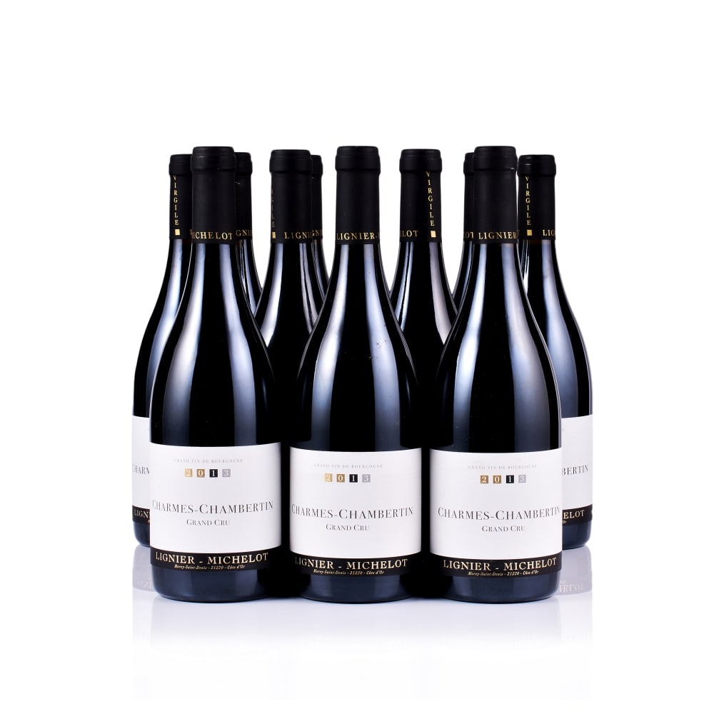 Virgile Lignier-Michelot, Charmes-Chambertin Grand Cru, 2013 & 2014 (12 x 750ml): Virgile Lignier-Michelot, Charmes-Chambertin Grand Cru, 2013 (6 x 750ml) Region: Burgundy Fill Level: excellent Capsule: ok Cork: ok Label: 6x very slightly bin-soiled Packaging: original carton Virg