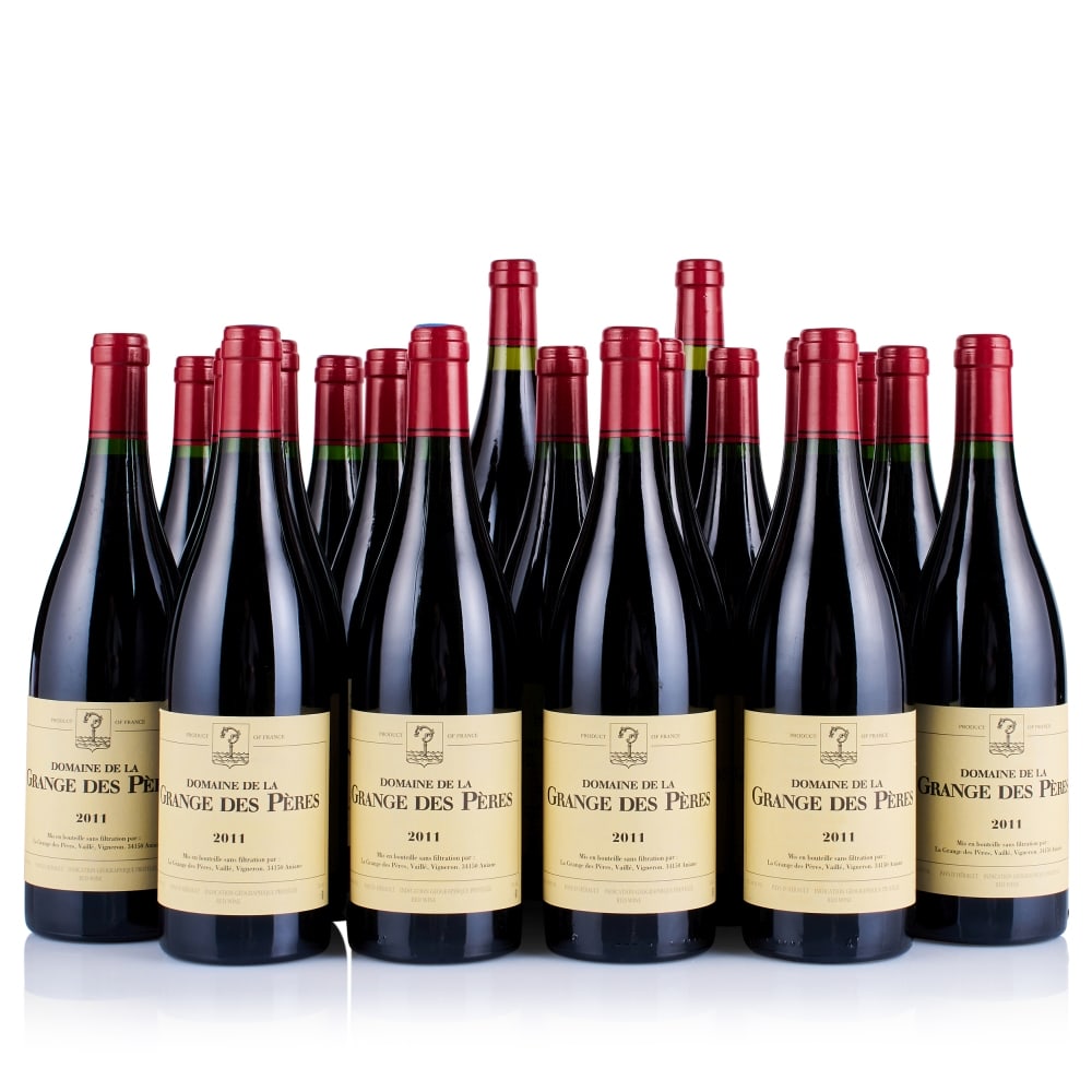 Domaine de la Grange des Pères, 2011 (19 x 750ml & 2 x Magnum): Domaine de la Grange des Pères, 2011 (19 x 750ml) Region: Languedoc Fill Level: excellent Capsule: ok Cork: ok Label: good appearance Domaine de la Grange des Pères, 2011 (2 x Magnum)
