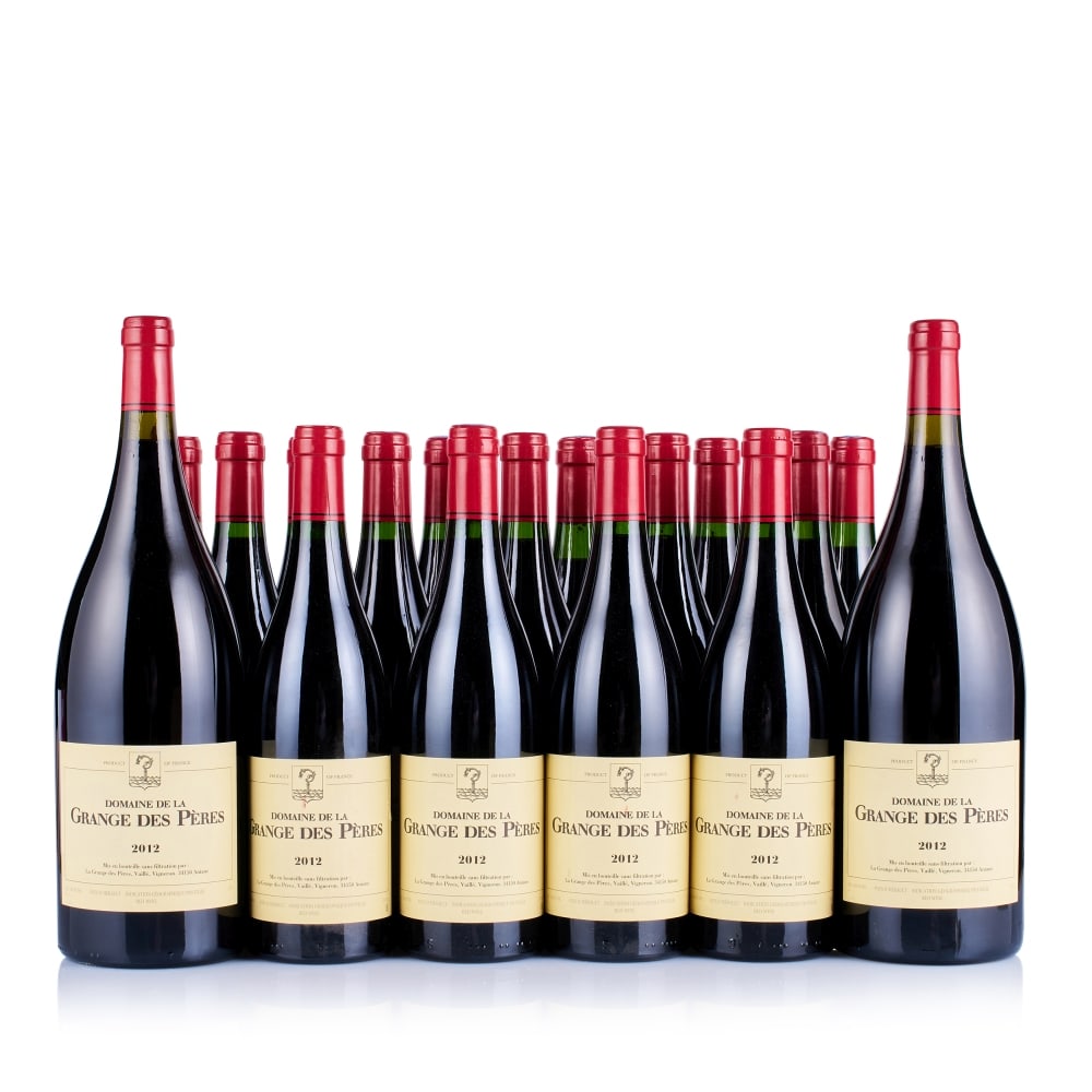 Domaine de la Grange des Pères, 2012 (15 x 750ml & 2 x Magnum): Domaine de la Grange des Pères, 2012 (15 x 750ml) Region: Languedoc Fill Level: excellent Capsule: ok Cork: ok Label: 15x lightly bin-soiled Packaging: 3x neutral cartons Domaine de la Grange de