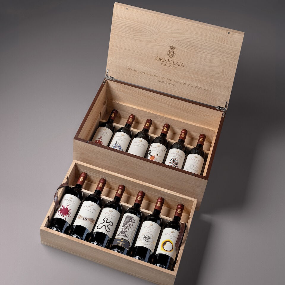 Ornellaia, Complete Vertical Collection, Vendemmia d'Artista Labels, 2012 to 2023 (12 x 750ml) &... (1 of 5)