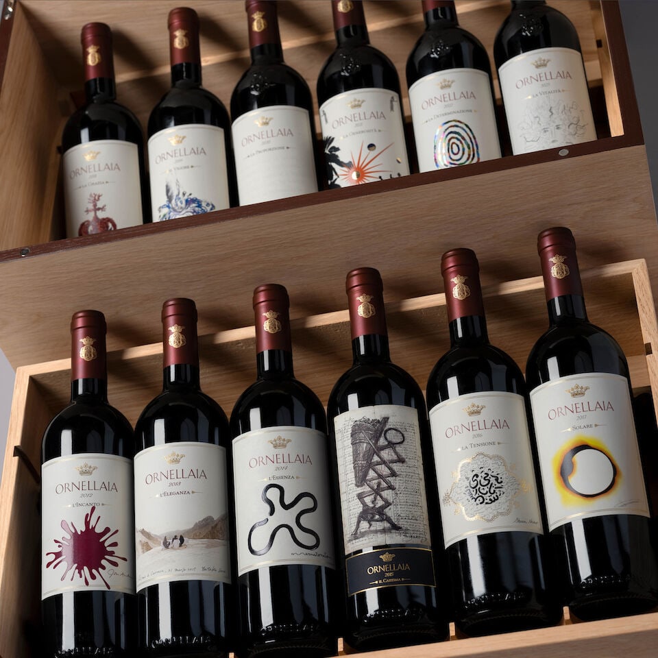 Ornellaia, Complete Vertical Collection, Vendemmia d'Artista Labels, 2012 to 2023 (12 x 750ml) &... - 4