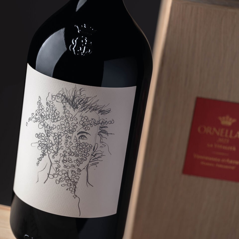 Ornellaia, 'La Vitalità', 1 Double Magnum 1/100 (1 x 3 liter), Made & Signed by Marina Abra... - 2
