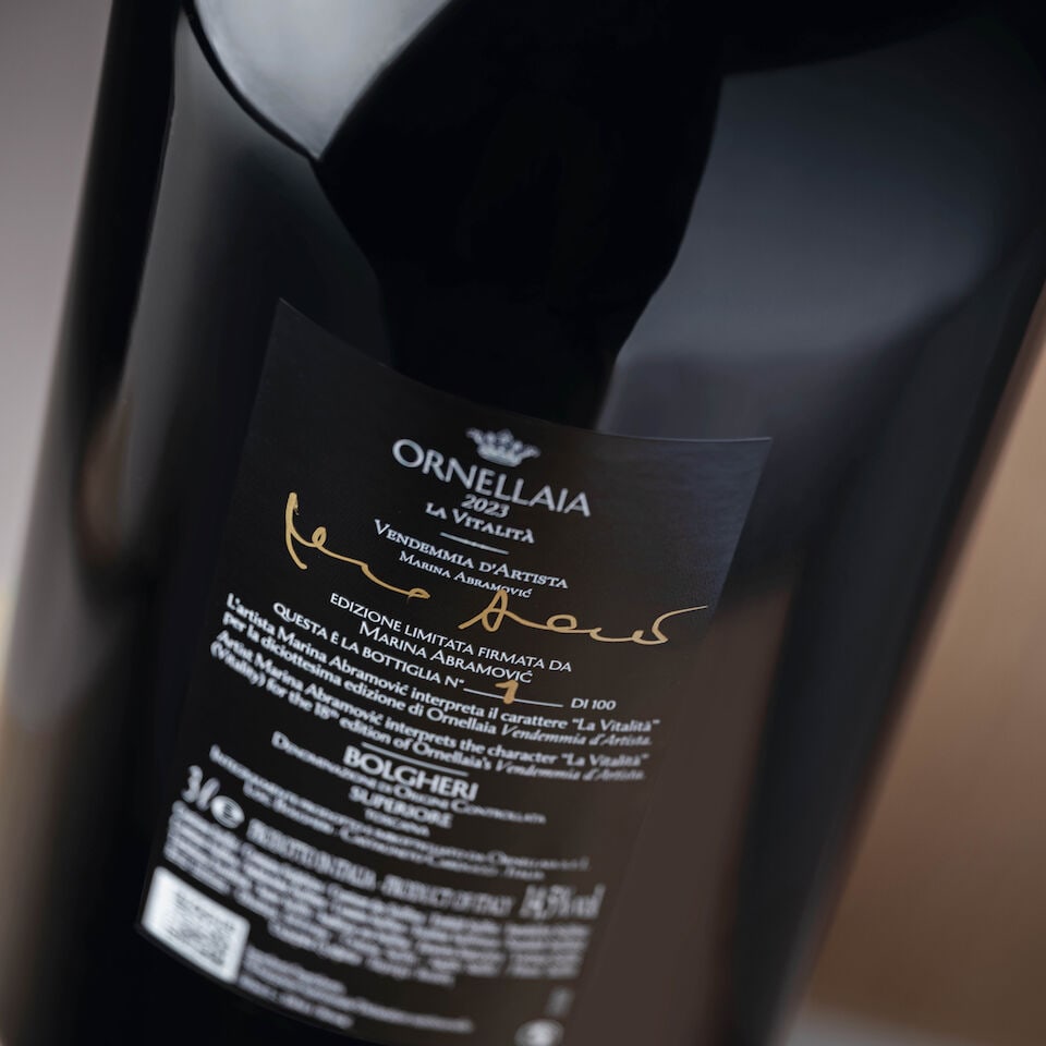 Ornellaia, 'La Vitalità', 1 Double Magnum 1/100 (1 x 3 liter), Made & Signed by Marina Abra... - 4