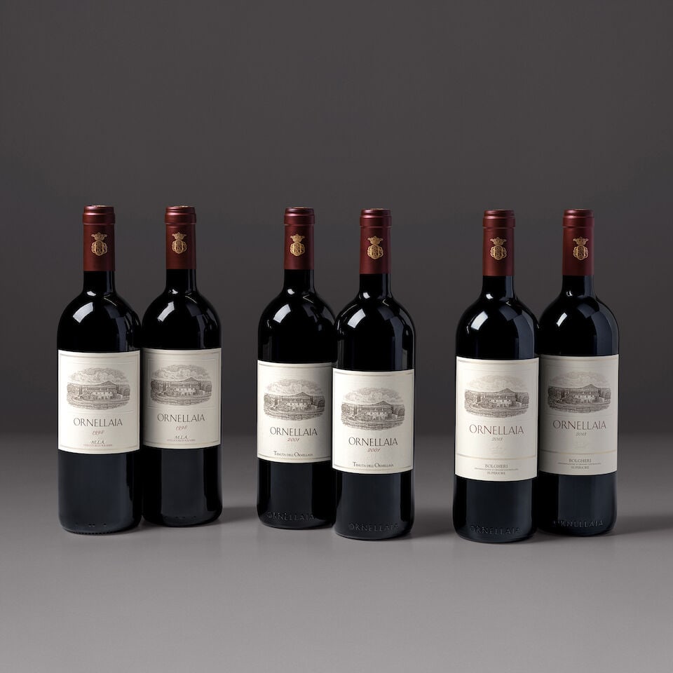 Ornellaia, Vertical Collection, 1998, 2001 & 2013 (6 x 750ml) & A Private Visit for 2 Guests (1 of 2)