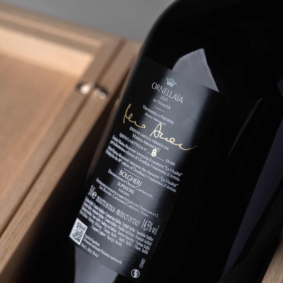 Ornellaia, 'La Vitalità', 1 Double Magnum N°8/100 (1 x 3 liter), Made & Signed by Mari... - 2