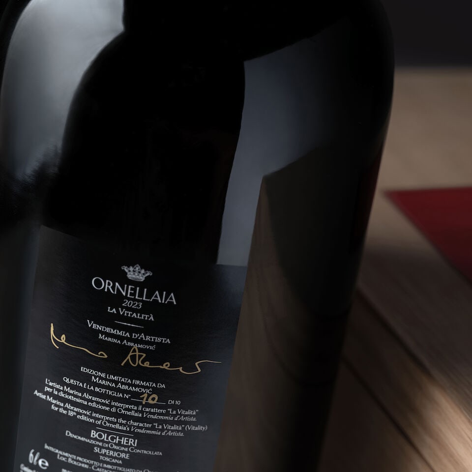 Ornellaia, 'La Vitalità', 1 Imperial N°10/10 (1 x 6 liter), Made & Signed by Marina Ab... - 2