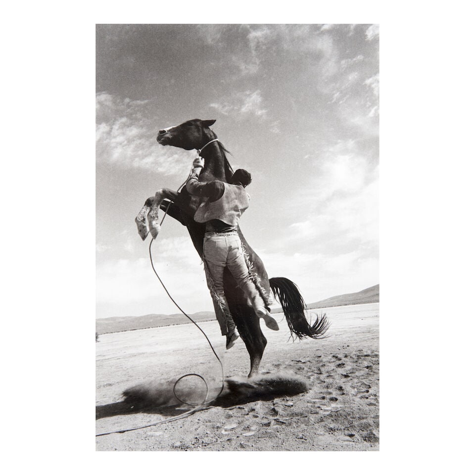 Ernst Haas (1921-1986); Leaping Horse, from the film The Misfits; (1 of 2)
