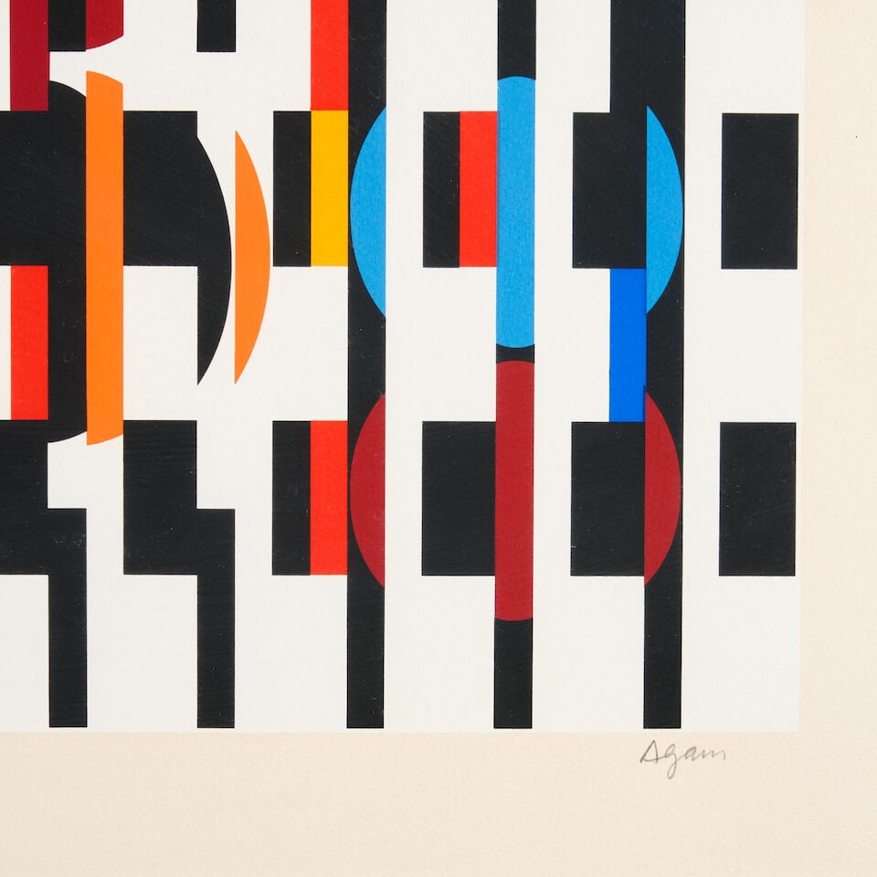 Yaacov Agam (born 1928); Plate V, from One and Another; - 3