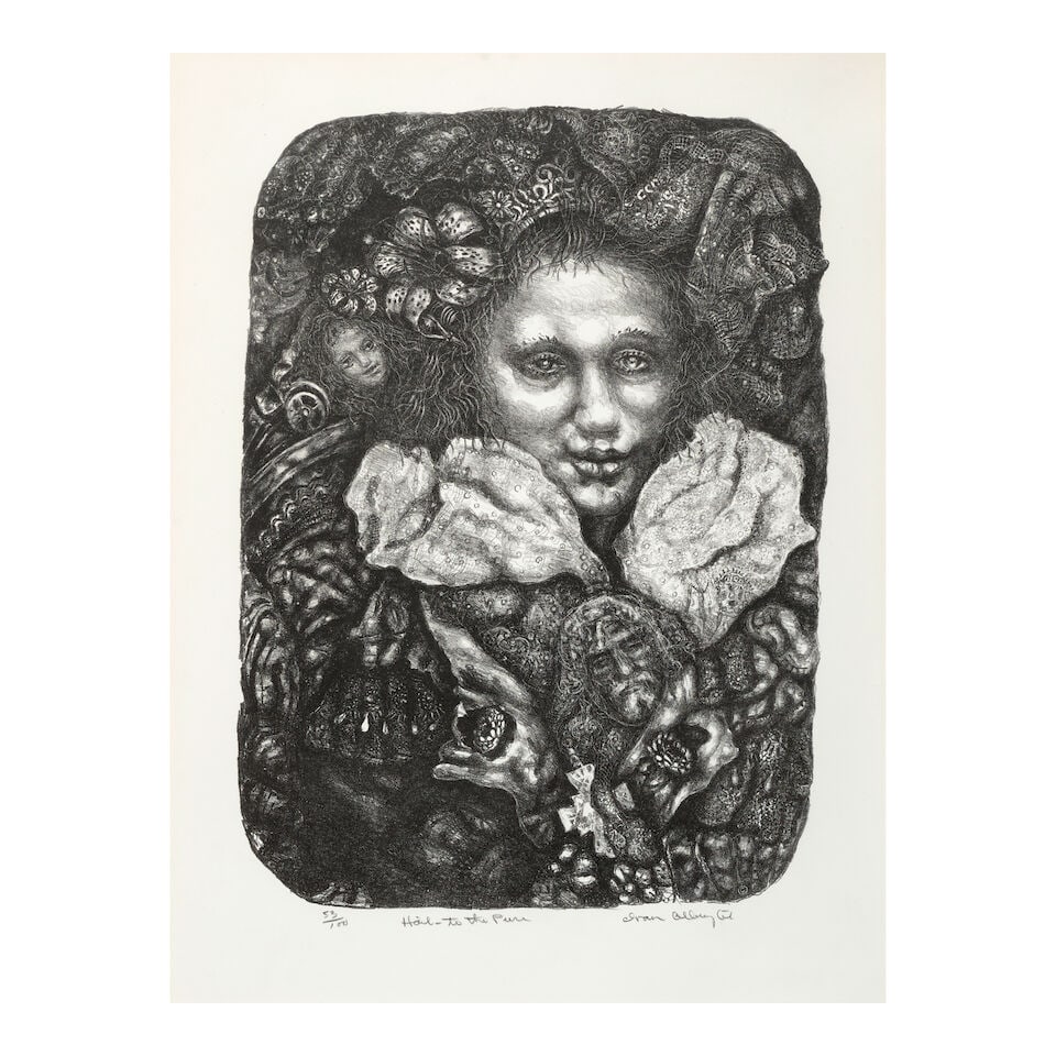 Ivan Albright (1897-1983); Hail to the Pure; (1 of 2)