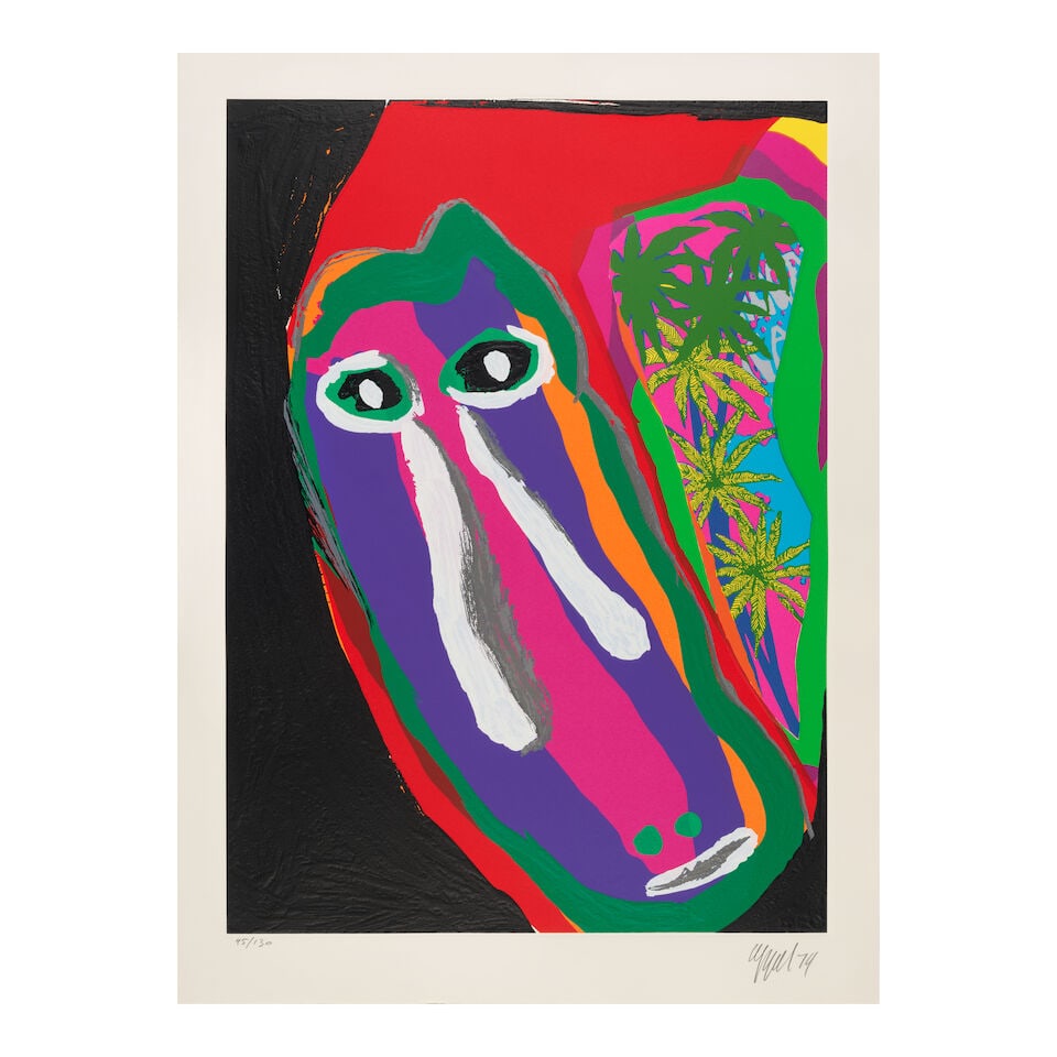 Karel Appel (1921-2006); Bedized Pudding Canadian Suite; (6) (1 of 9)
