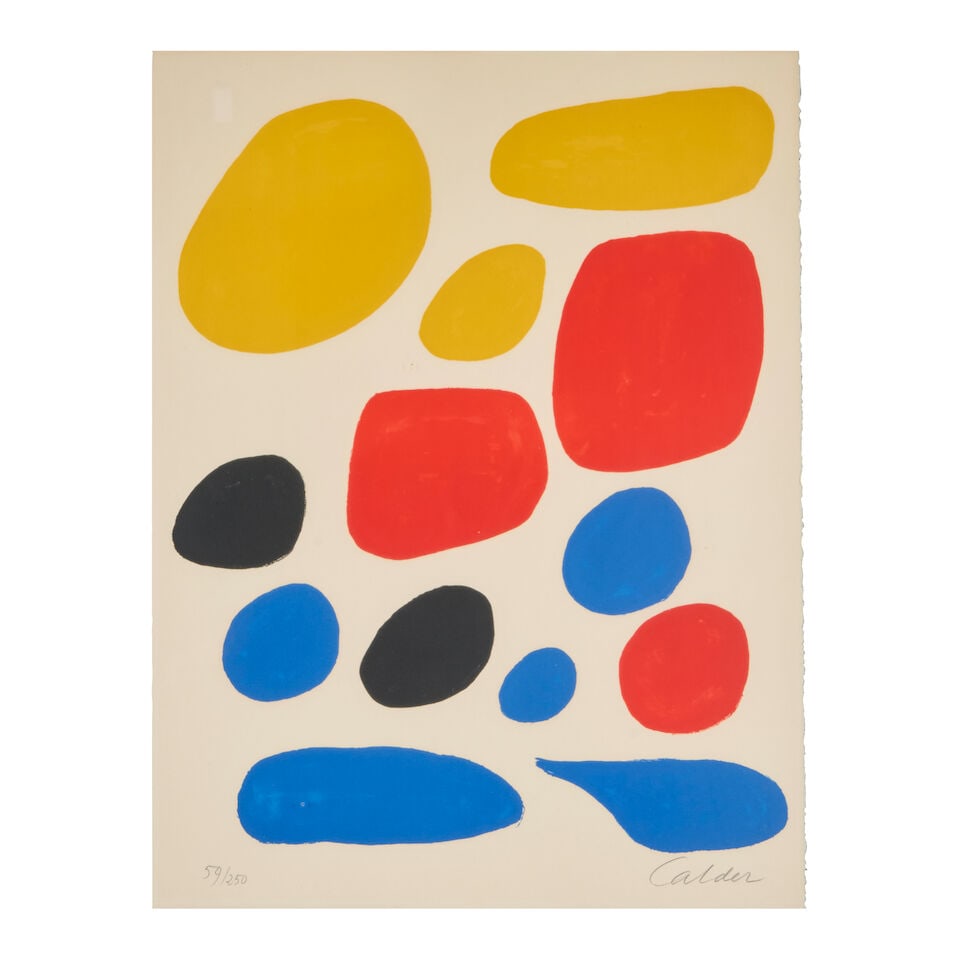 Alexander Calder (1898-1976); Untitled, from Flight; (1 of 2)