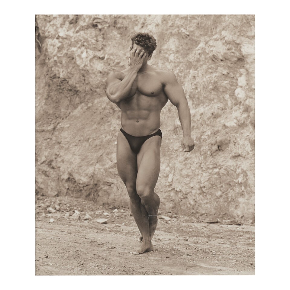 Herb Ritts (1952-2002); ''Bob Paris', Paradise Cove'; (1 of 2)