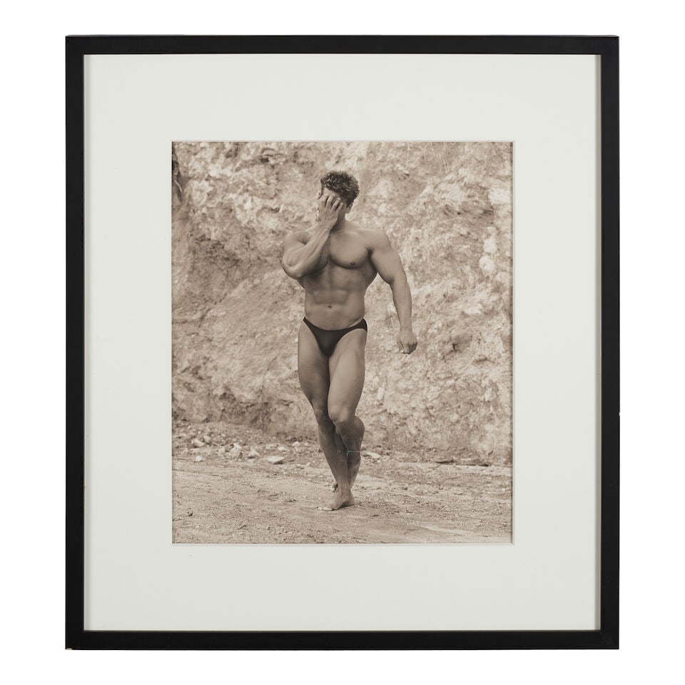 Herb Ritts (1952-2002); ''Bob Paris', Paradise Cove'; - 2