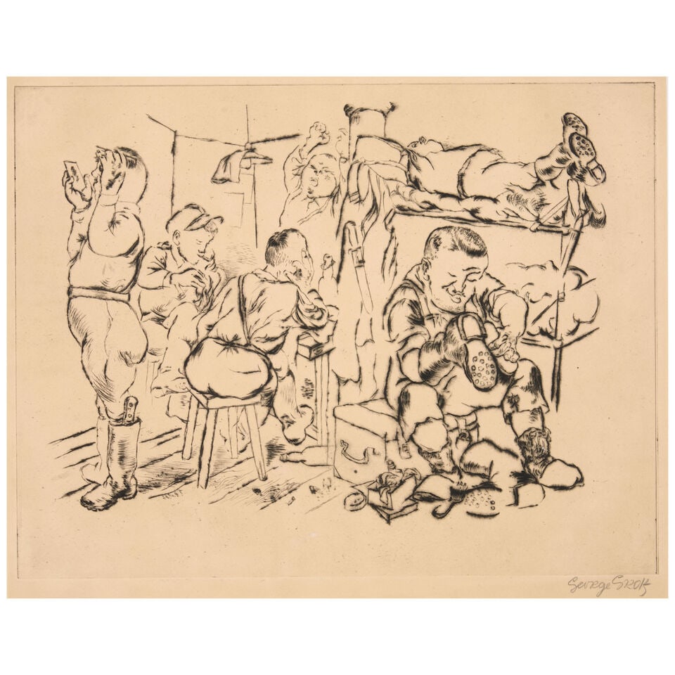 George Grosz (1893-1959); End of a Perfect Day; (1 of 5)