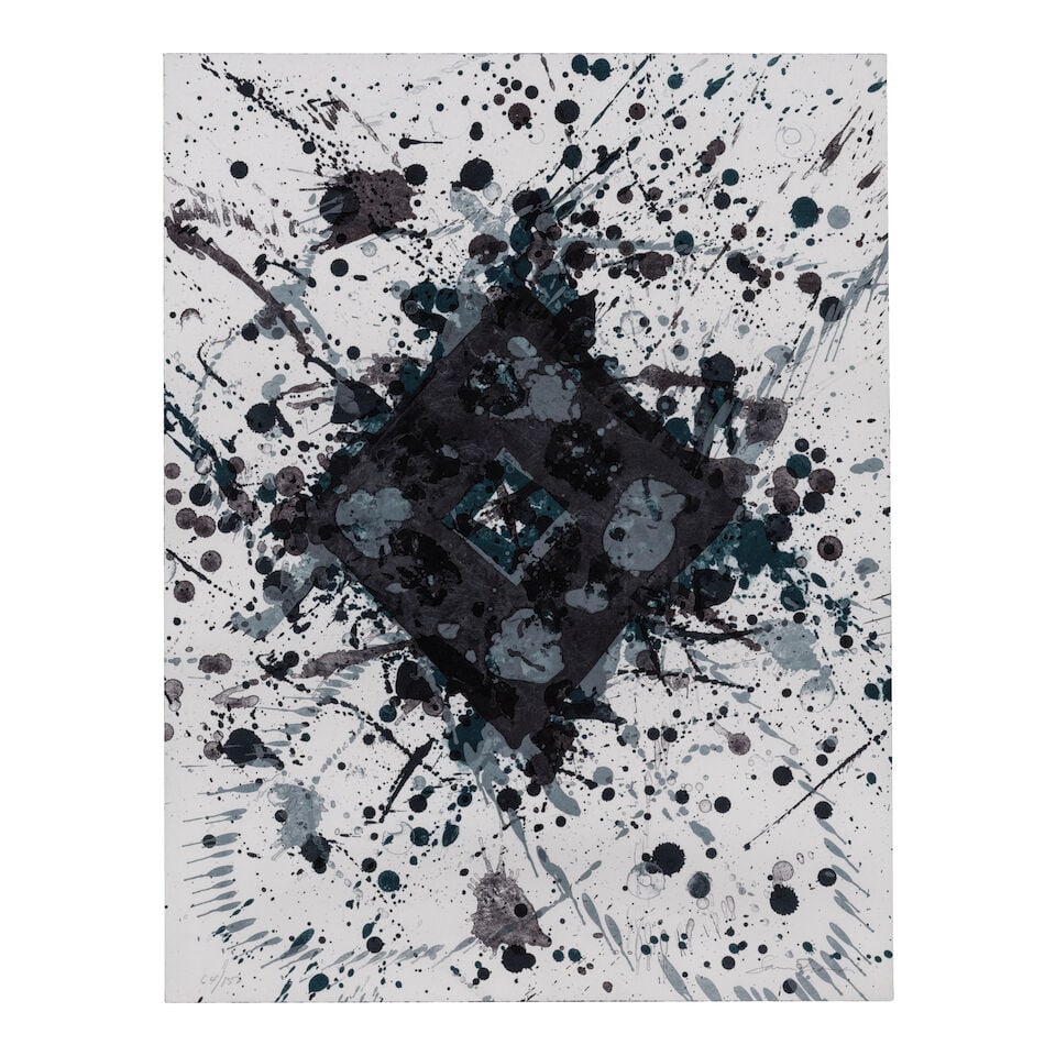 Sam Francis (1923-1994); Untitled; (1 of 2)