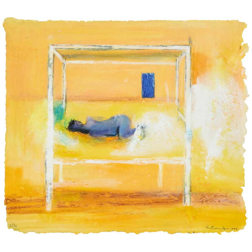 Anthony Fry (1927-2016); Yellow Bed; - 4