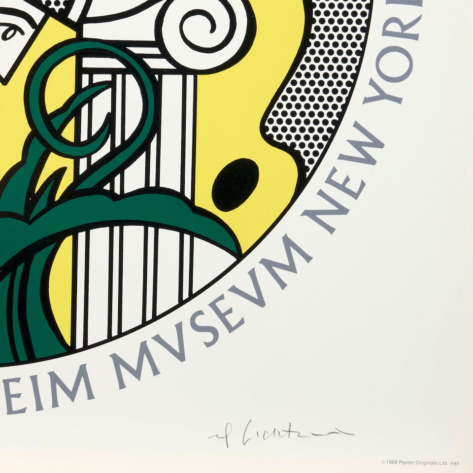 Roy Lichtenstein (1923-1997); The Solomon R. Guggenheim Museum (Poster); - 2
