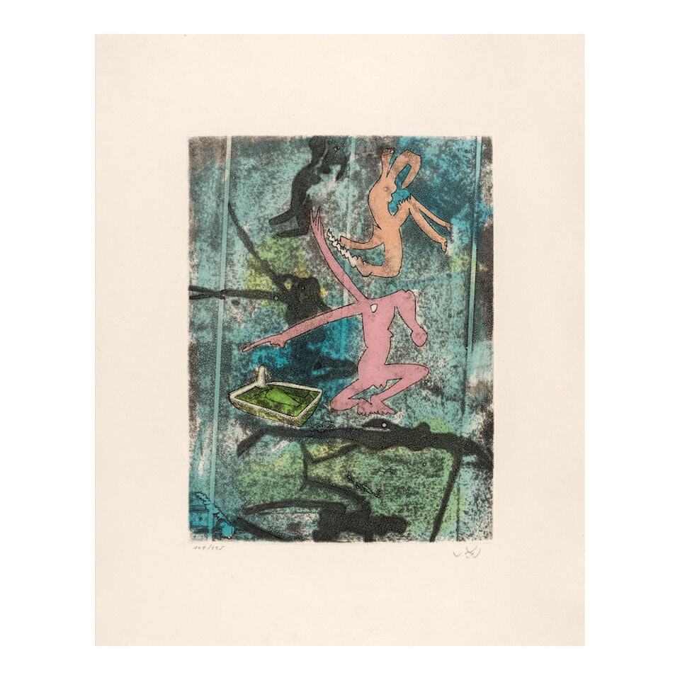 Roberto Sebastián Matta (1911-2002); Centre Nœuds; (10) (1 of 10)
