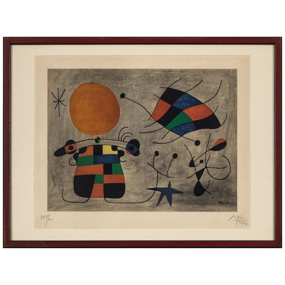 After Joan Miró (1893-1983); Le Sourire aux ailes flamboyantes; - 2