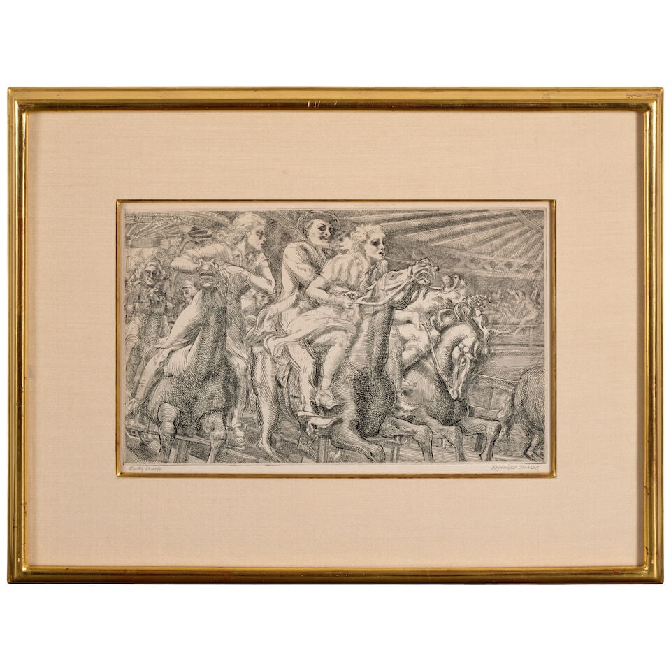 Reginald Marsh (1898-1954); Wooden Horses; - 2