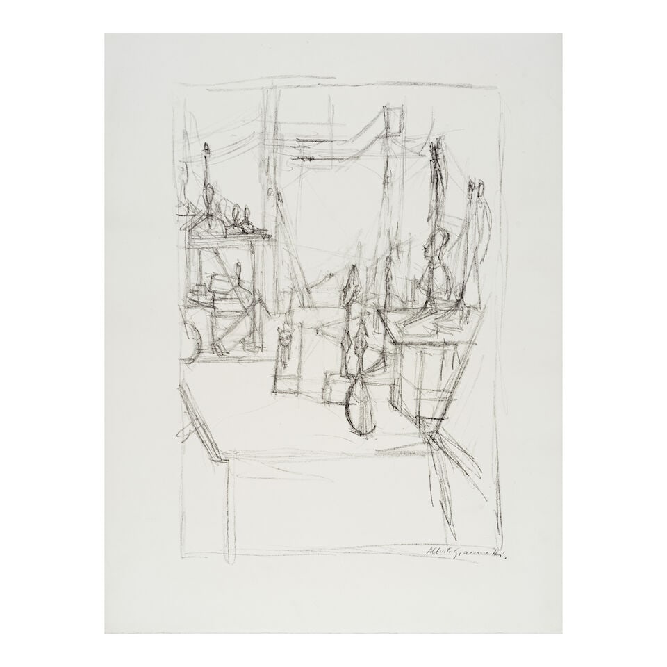 Alberto Giacometti (1901-1966); Sculpture in the Studio; (1 of 1)