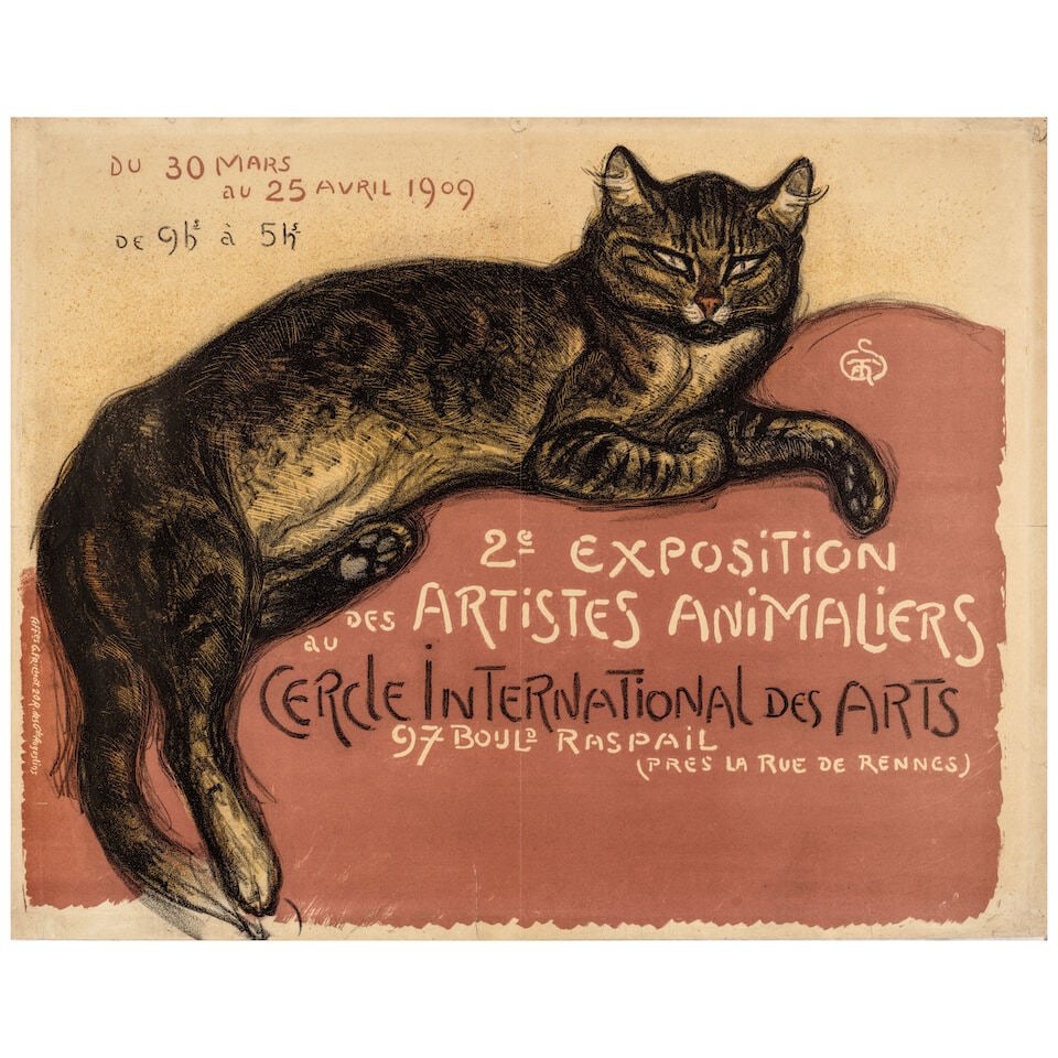 Théophile Alexandre Steinlen (1859-1923); 2e Exposition des Artistes Animaliers; (1 of 2)