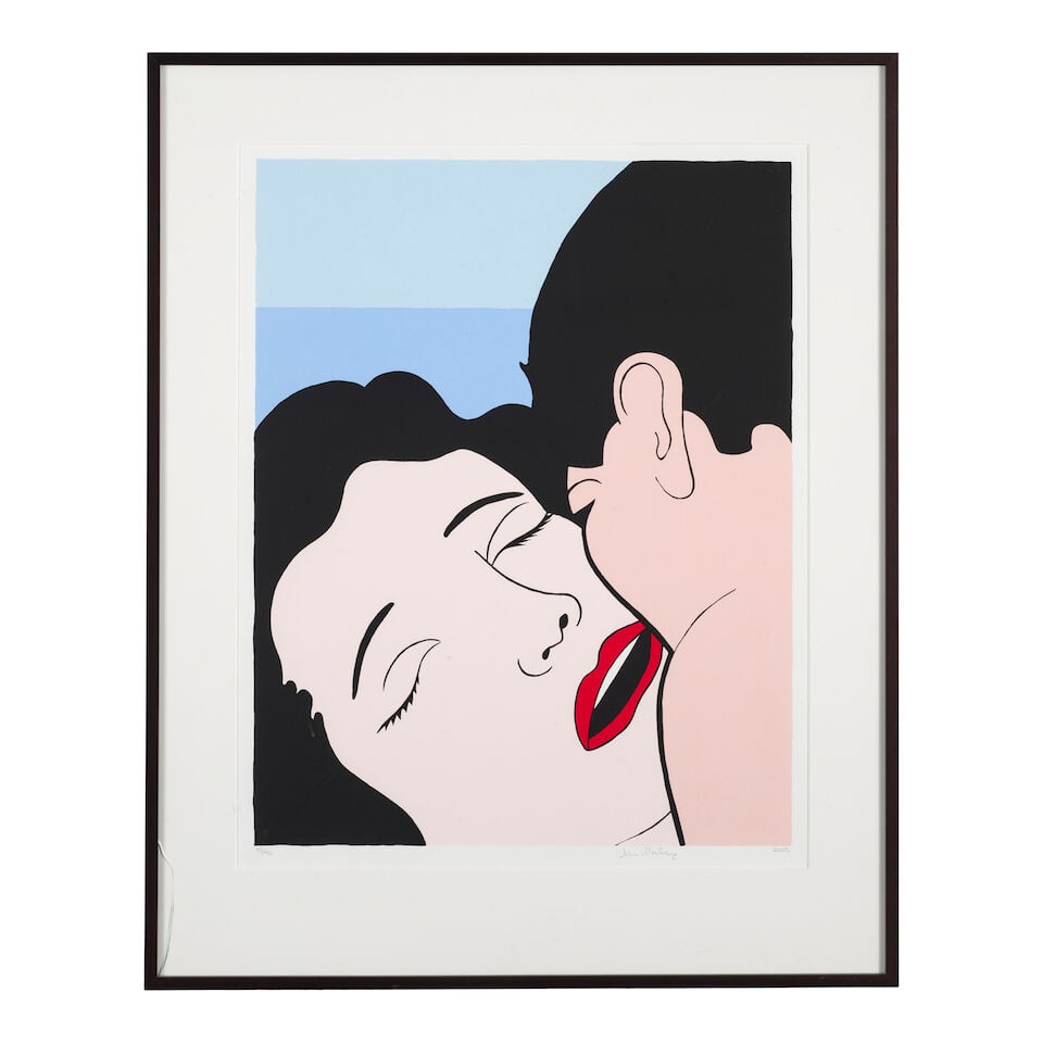 John Wesley (1928-2022); Red Lips; - 2