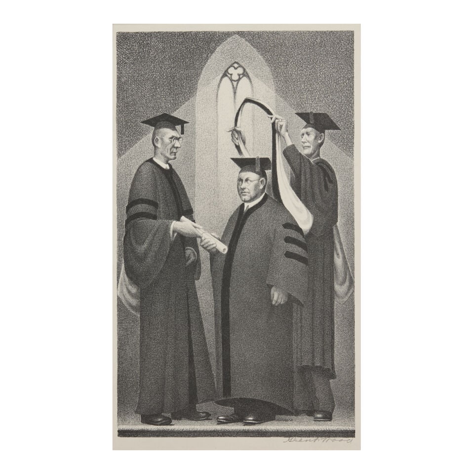 Grant Wood (1891-1942); Honorary Degree; (1 of 2)