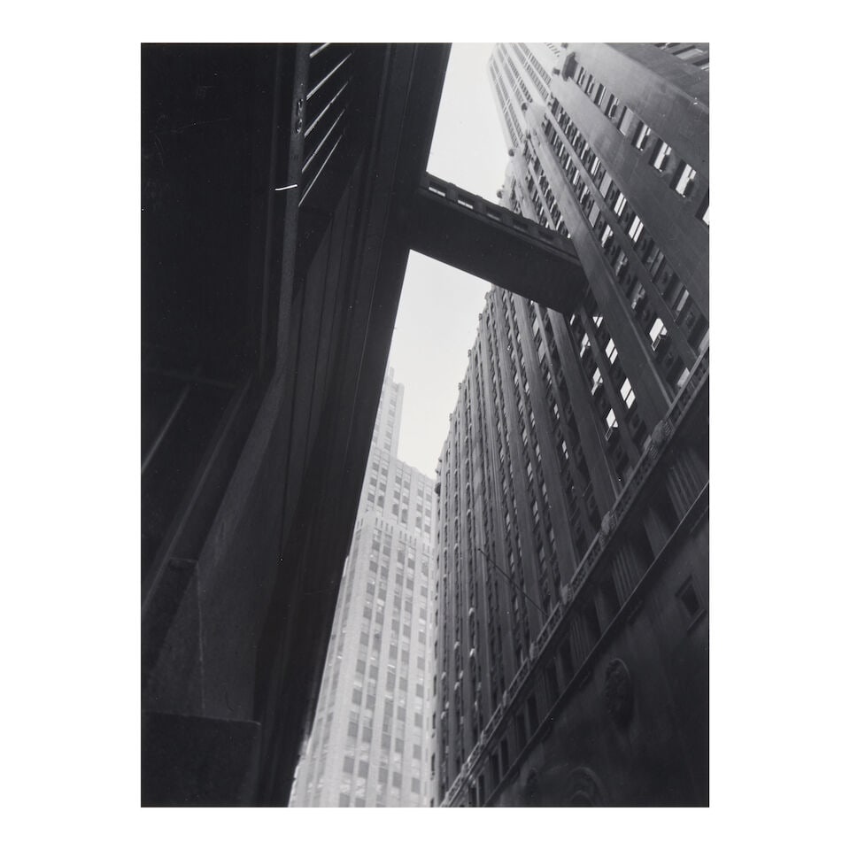 Berenice Abbott (1898-1991); Canyon, New York City; (1 of 3)