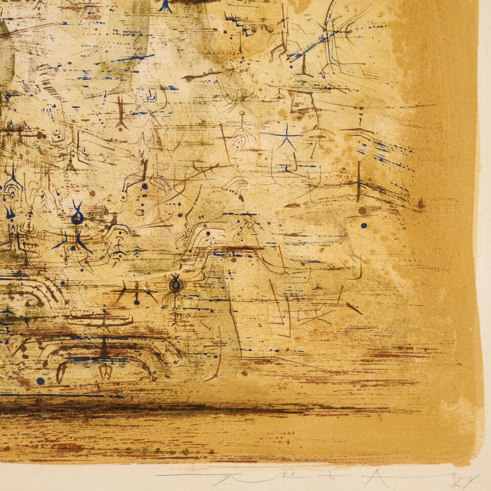 Zao Wou-Ki (1920-2013); Vol d'oiseaux (Flying Birds); - 2