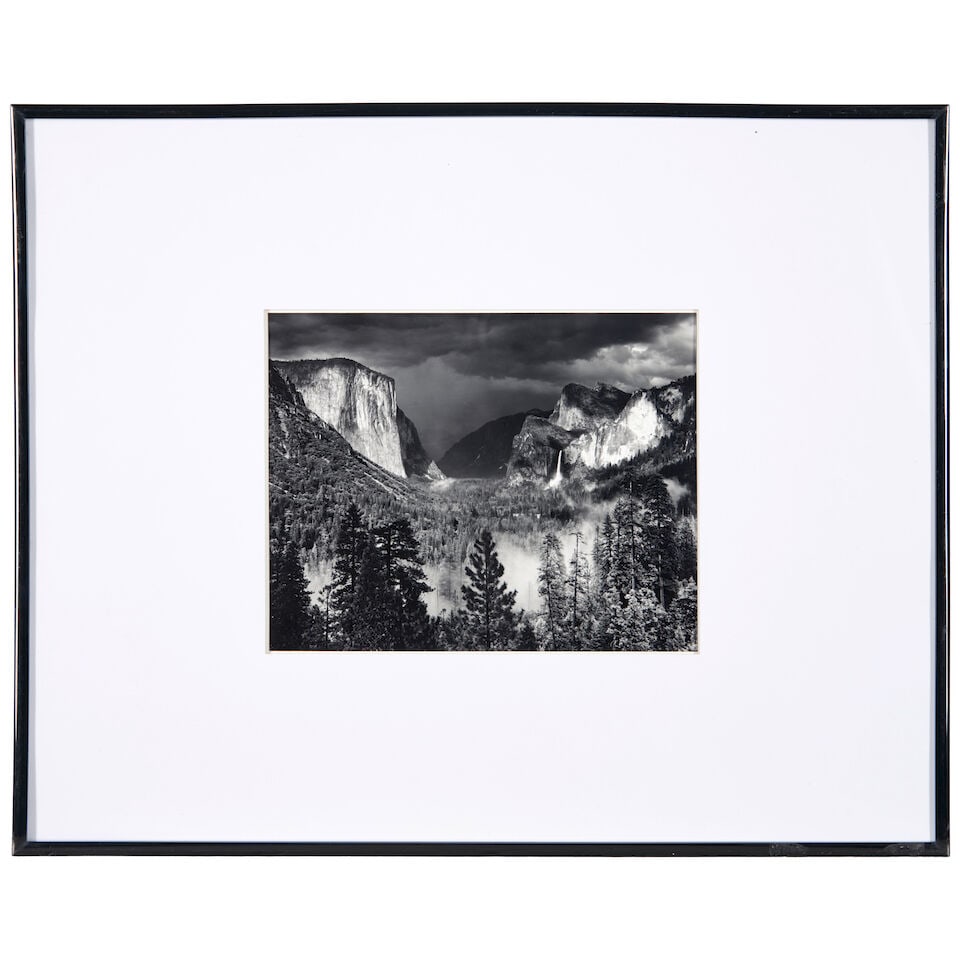 Ansel Adams (1902-1984); Thunderstorm, Yosemite Valley, California; - 2