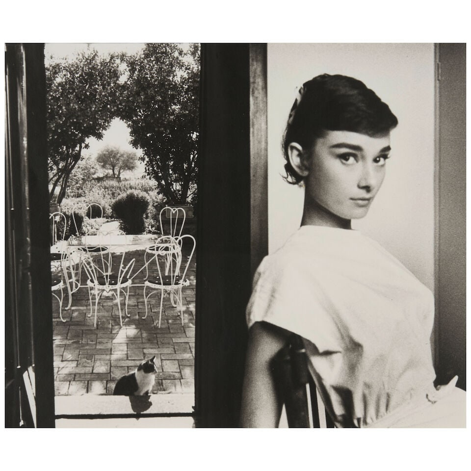 George Daniell (1911-2002); Audrey Hepburn, Rome; (1 of 2)