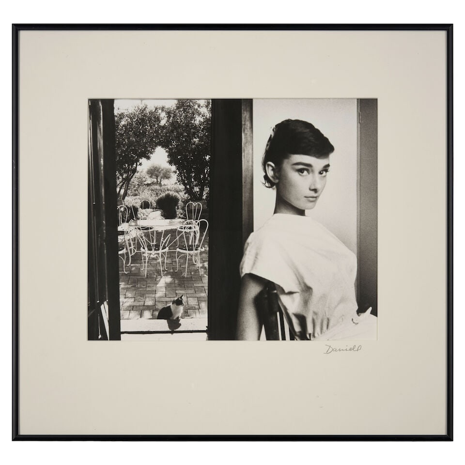 George Daniell (1911-2002); Audrey Hepburn, Rome; - 2