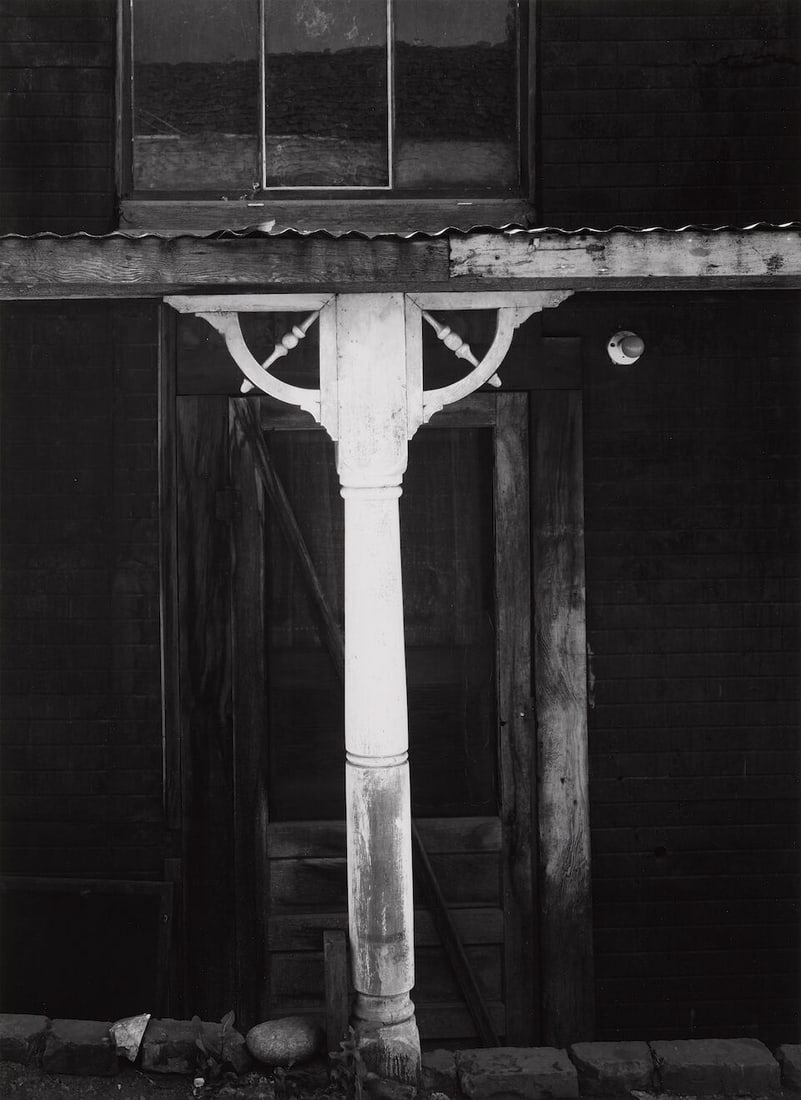 Ansel Adams (1902-1984); White Post and Spandrel, Columbia, California, from Portfolio VI; (1 of 1)