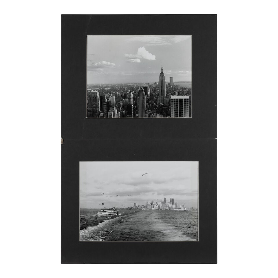 George Forss (1941-2021); Two Photographs: Harbor Scene, New York; View from the RCA Building, N... (1 of 3)