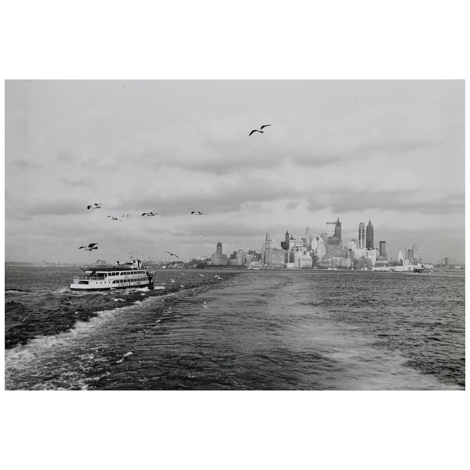 George Forss (1941-2021); Two Photographs: Harbor Scene, New York; View from the RCA Building, N... - 2