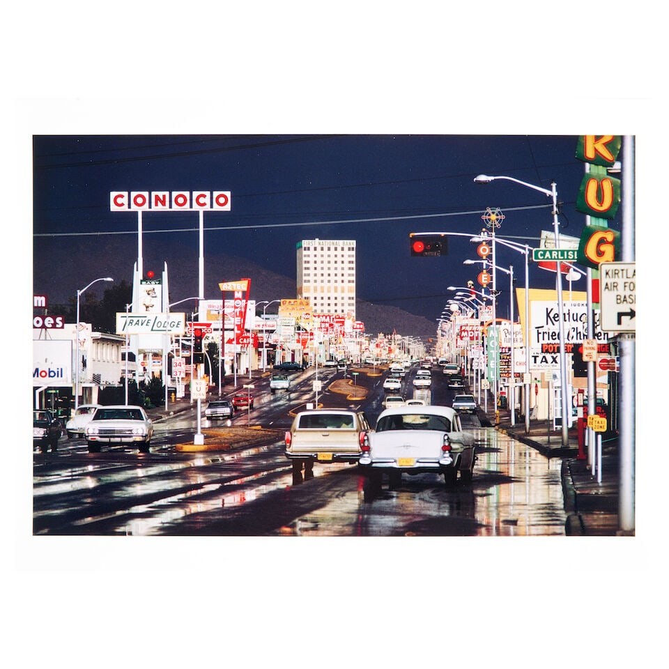 Ernst Haas (1921-1986); Route 66, Albuquerque, New Mexico; (1 of 2)