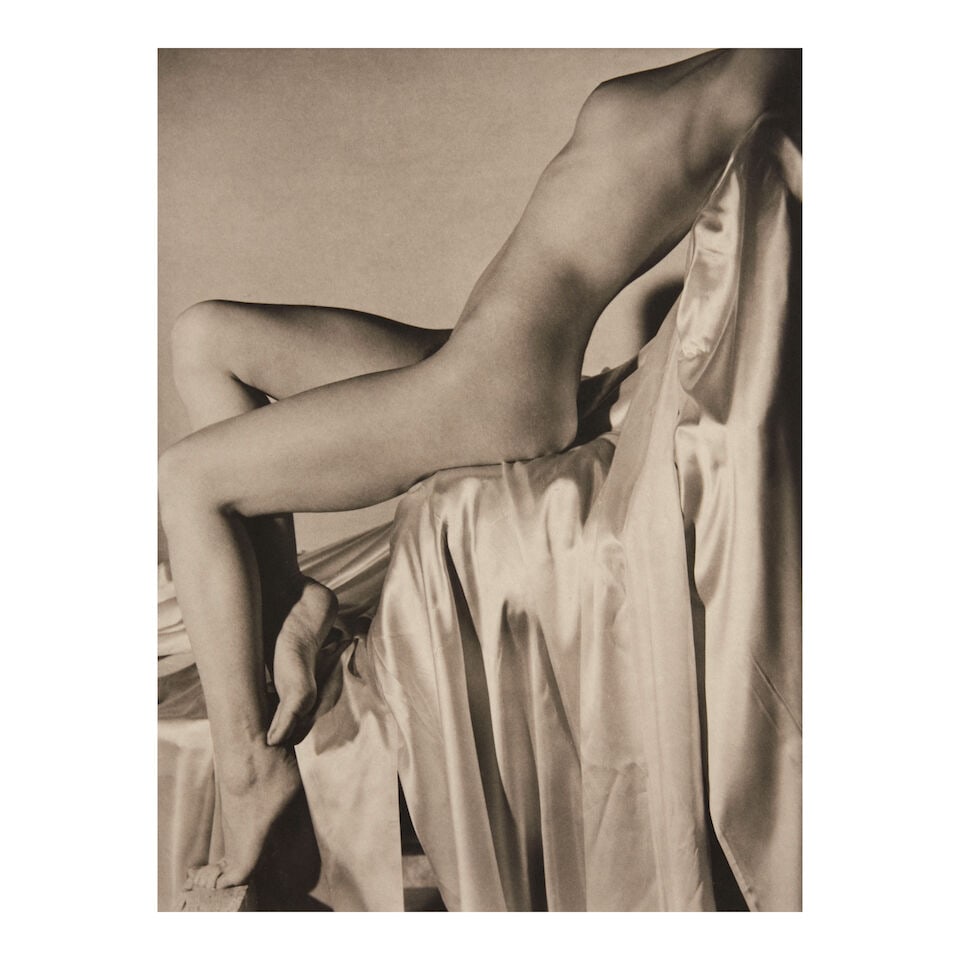 Horst P. Horst (1906-1999); Lisa on Silk; (1 of 2)