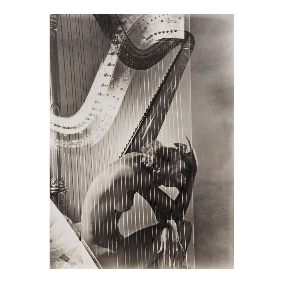 Horst P. Horst (1906-1999); Lisa with Harp, Paris; - 3