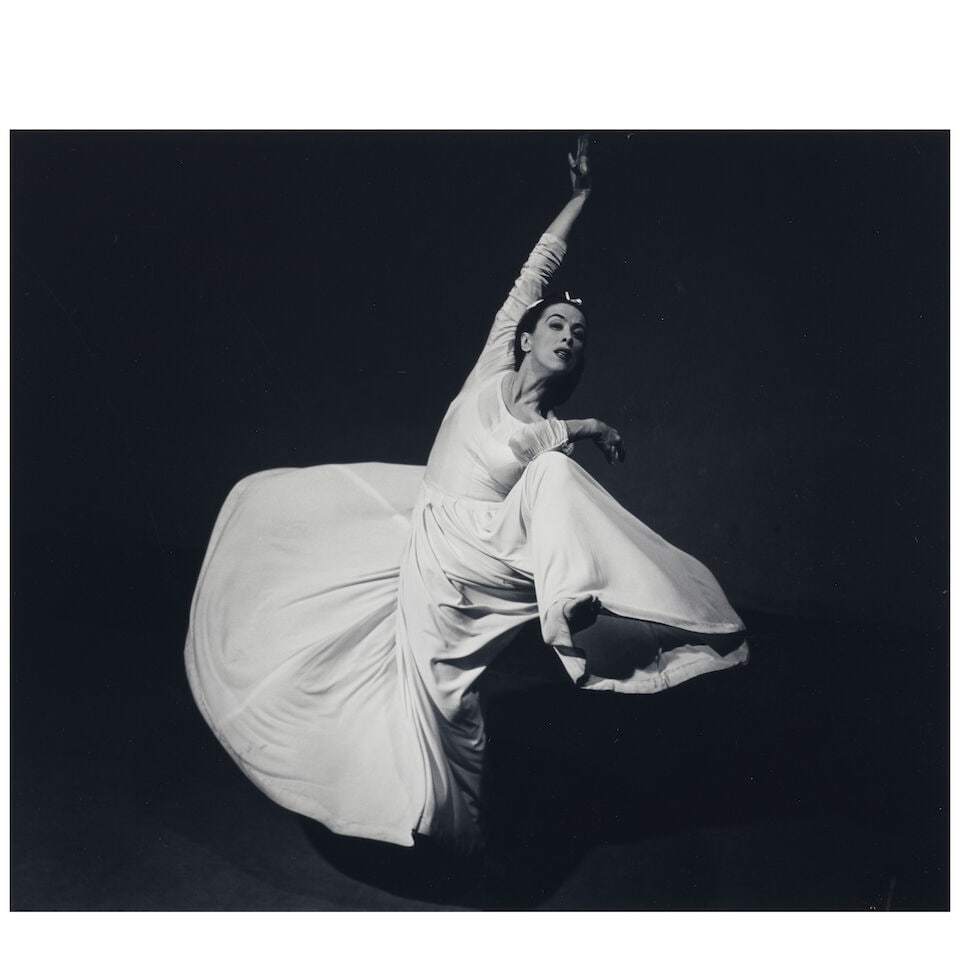 Barbara Morgan (1900-1992); 'Martha Graham - Letter to the World (Swirl)'; (1 of 2)