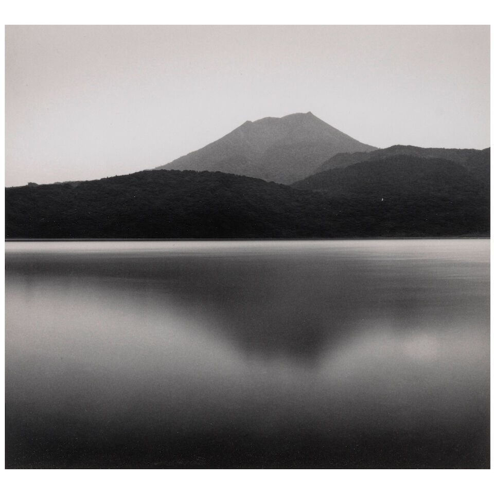 Michael Kenna (born 1953); 'Mt Takachiho, Lake Miike, Kyushu, Japan'; (1 of 2)
