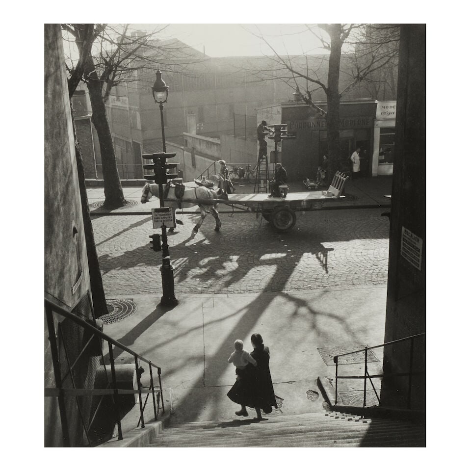 Willy Ronis (1910-2009); 'Ave. Simon-Bolivar' (Paris); (1 of 2)