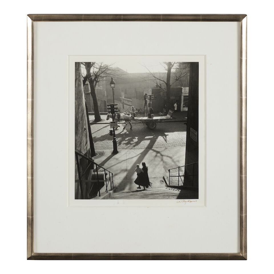 Willy Ronis (1910-2009); 'Ave. Simon-Bolivar' (Paris); - 2