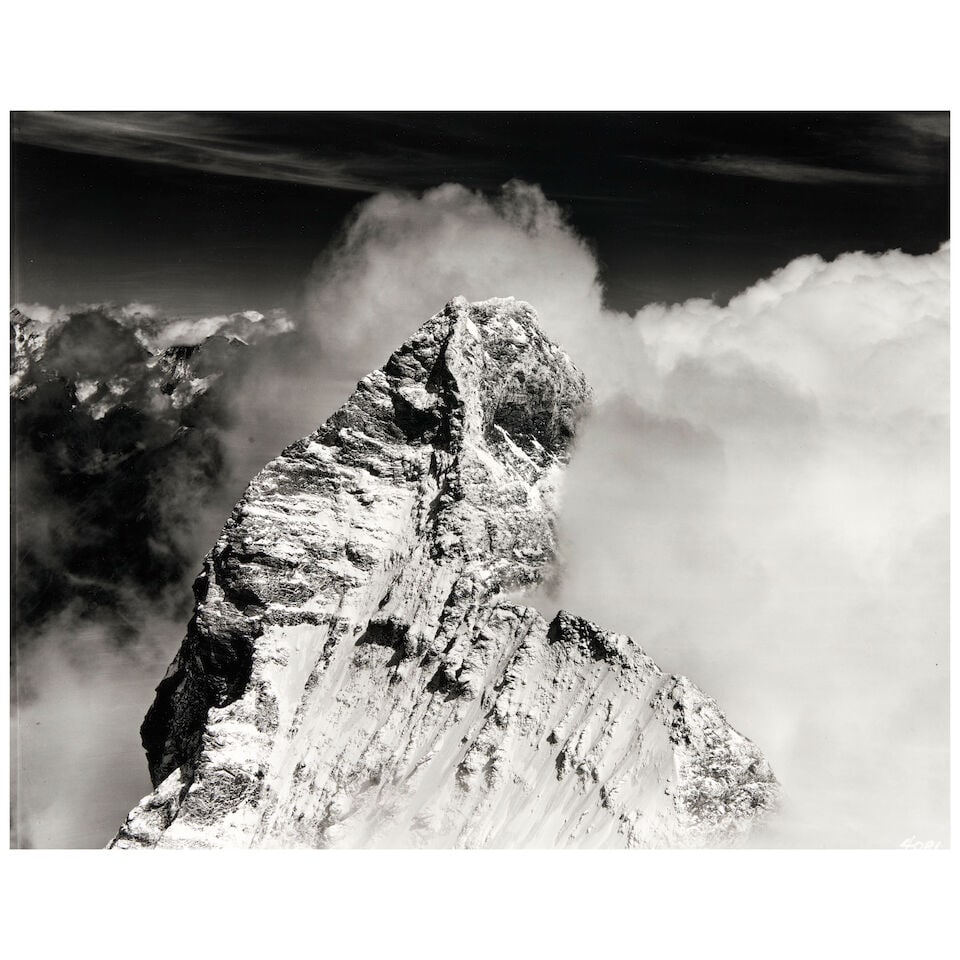 Bradford Washburn (1910-2007); Summit of the Matterhorn From the Southwest in a Western Cloud St... (1 of 4)