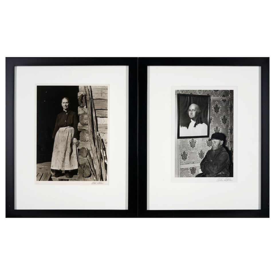 Arthur Rothstein (1915-1985); Three Photographs including: Minnie Knox, Garrett County, MD; (3) - 6