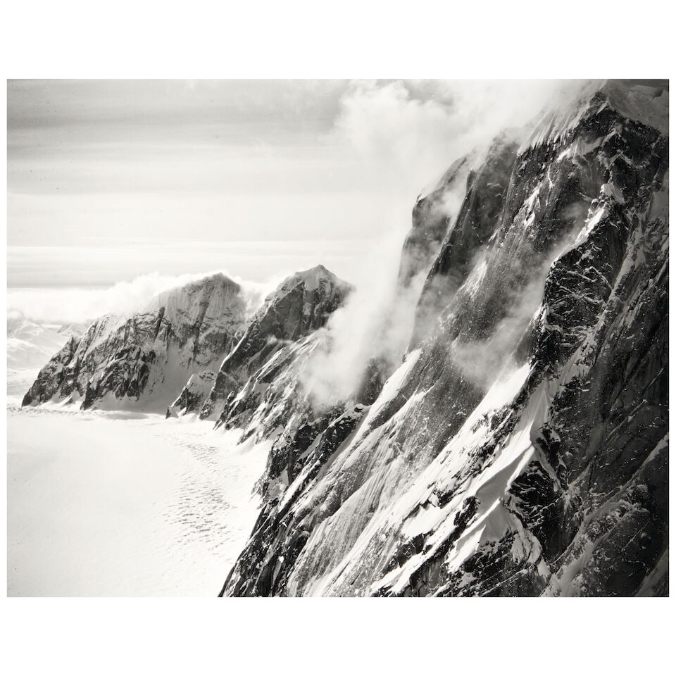 Bradford Washburn (1910-2007); Clouds Rising out of the Great Gorge of Ruth Glacier After a Bliz... - 2