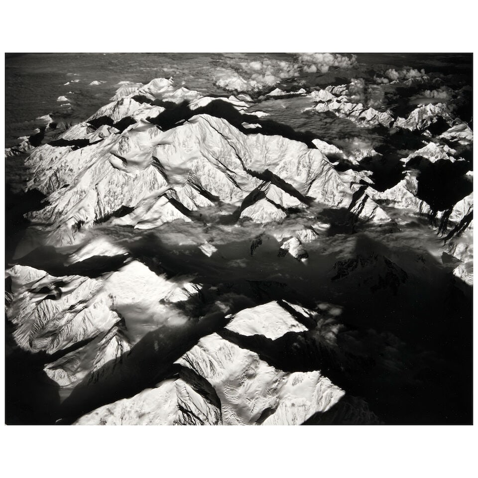 Bradford Washburn (1910-2007); Mount McKinley, Sunset at 41,000 feet, Alaska; (1 of 3)